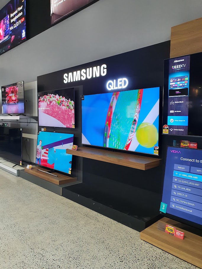 Custom wine cellar with glass doors