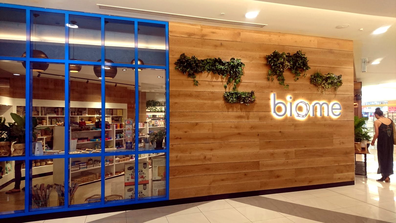 Biome eco store shopfront