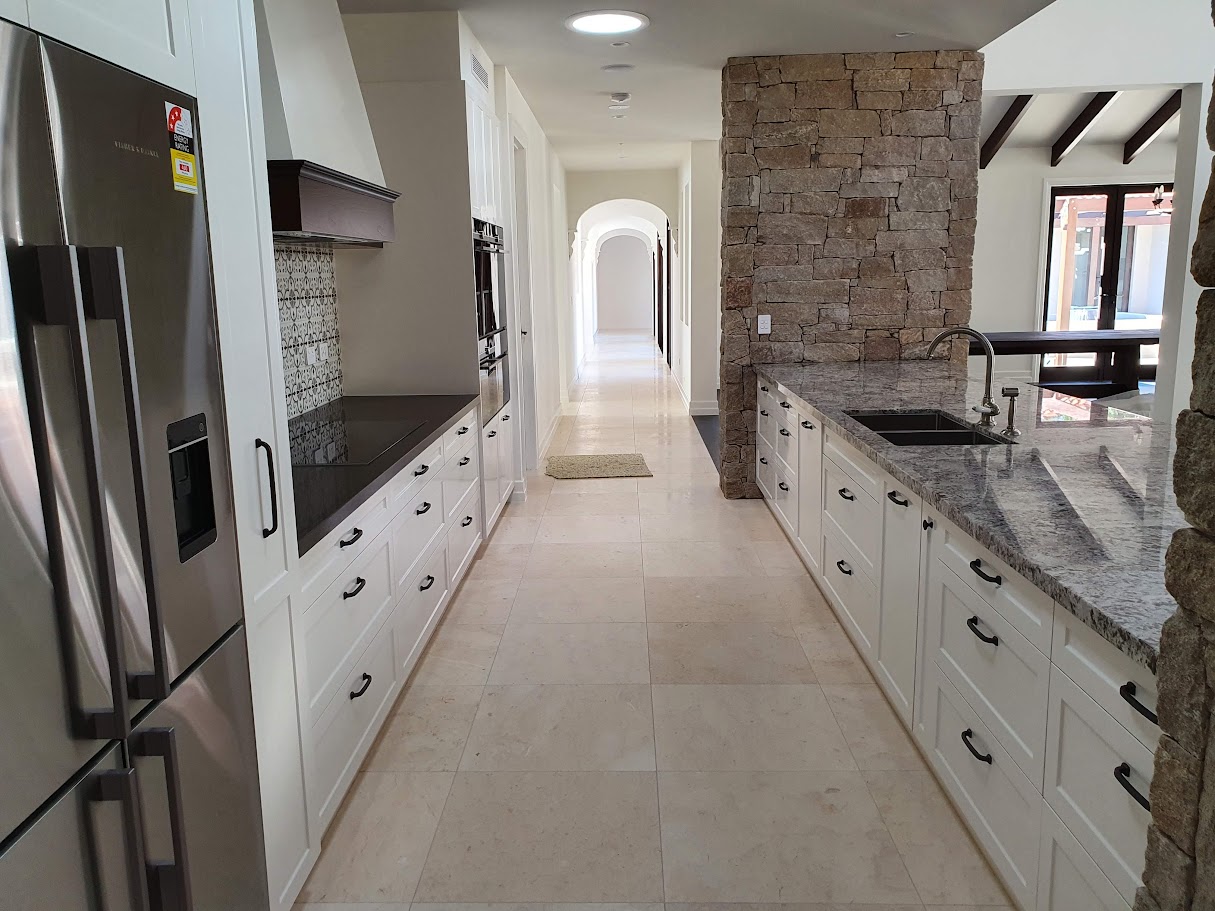 Custom kitchen with natural timber cabinetry by KIS Joinery Brisbane